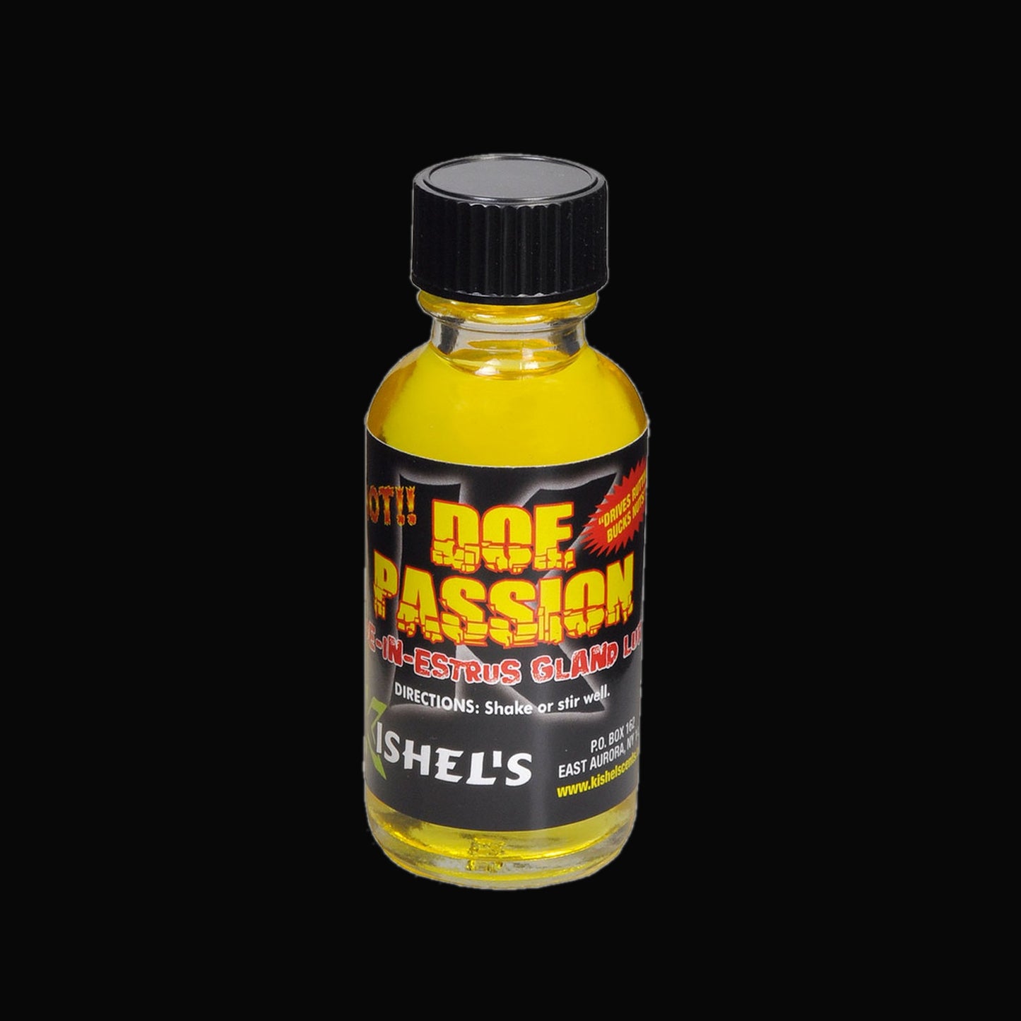 Doe Passion product on black background for Killer White Tail Scents