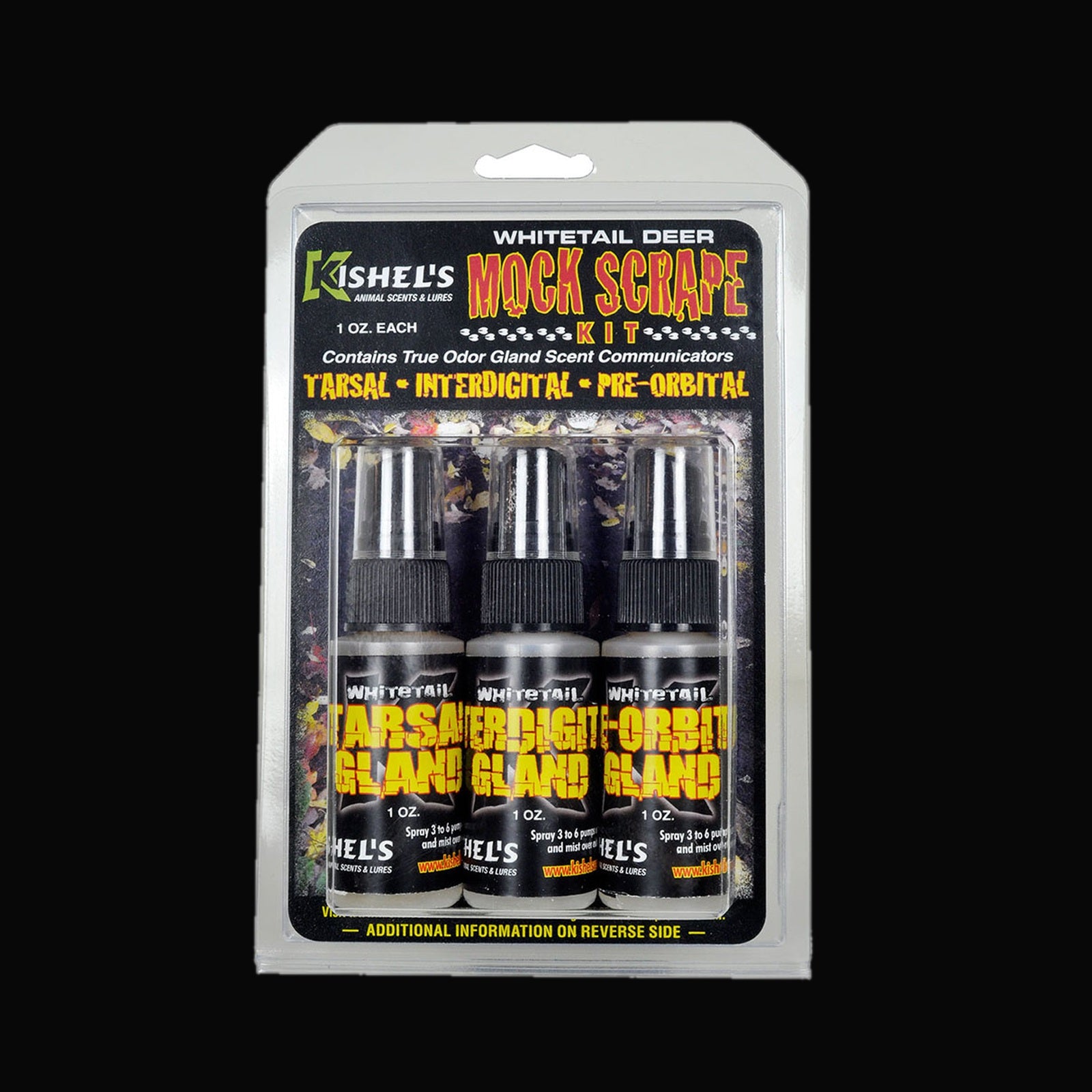 Mock Scrape Kit product on black background for Killer White Tail Scents